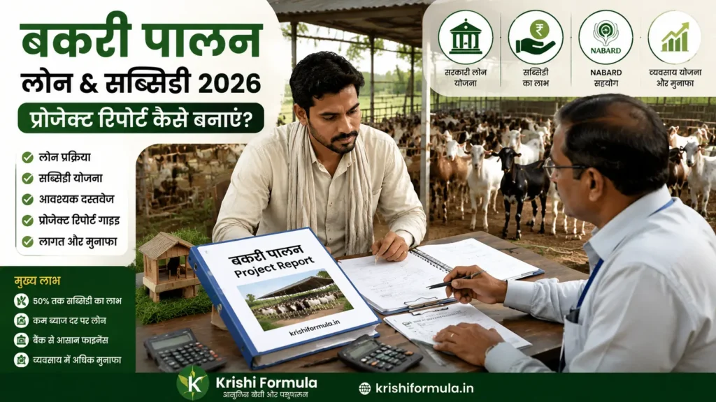 Bakri palan loan subsidy aur project report banane ki jankari 2026